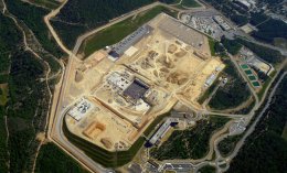 An aerial view of the site. Image courtesy of ITER.