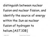 Nuclear fusion Of Hydrogen
