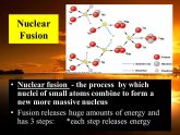 What is the process of nuclear fusion?