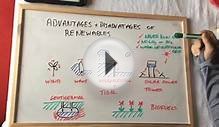 P1 Advantages and disadvantages of renewable energies